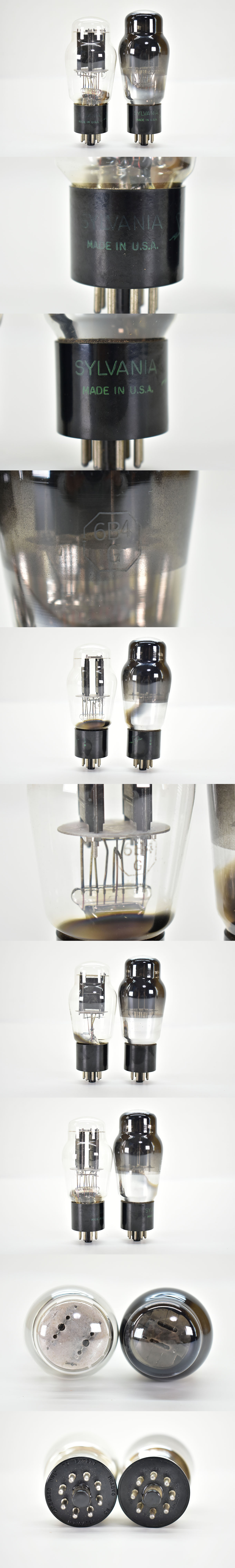真空管 6B4G 米SILVANIA社2本 SYLVANIA 6B4G 真空管 2点まとめて[シルヴァニア][ラジオ][アンプ